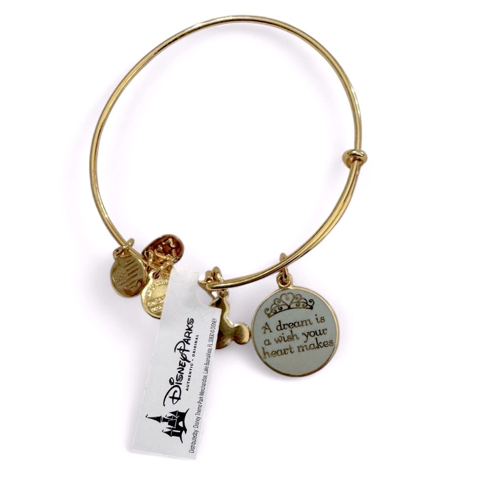 Alex and Ani Disney exclusive Cinderella Gold Charm Bracelet